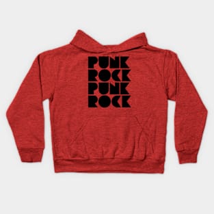 punk rock design Kids Hoodie